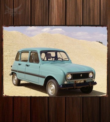 Металлическая табличка Renault 4 575